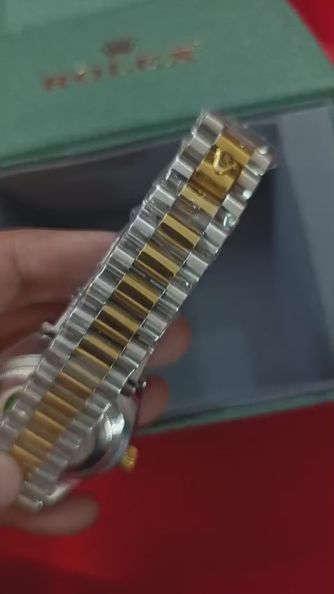 Rlx Taj lock Watch - Heavyweight - Stainless steel - Water resistance - LUXE DUAL – Two Tones. One Icon